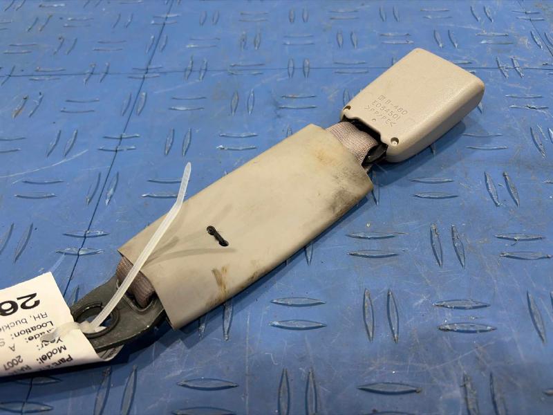 2007 Toyota RAV4 Rear Seat Belt