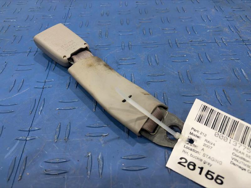 2007 Toyota RAV4 Rear Seat Belt