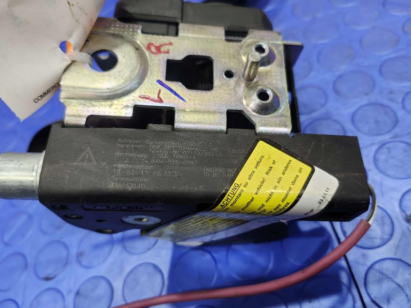 2011 Maserati Quattroporte Rear Seat Belt