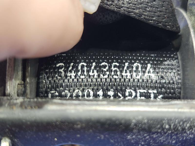 2011 Maserati Quattroporte Rear Seat Belt
