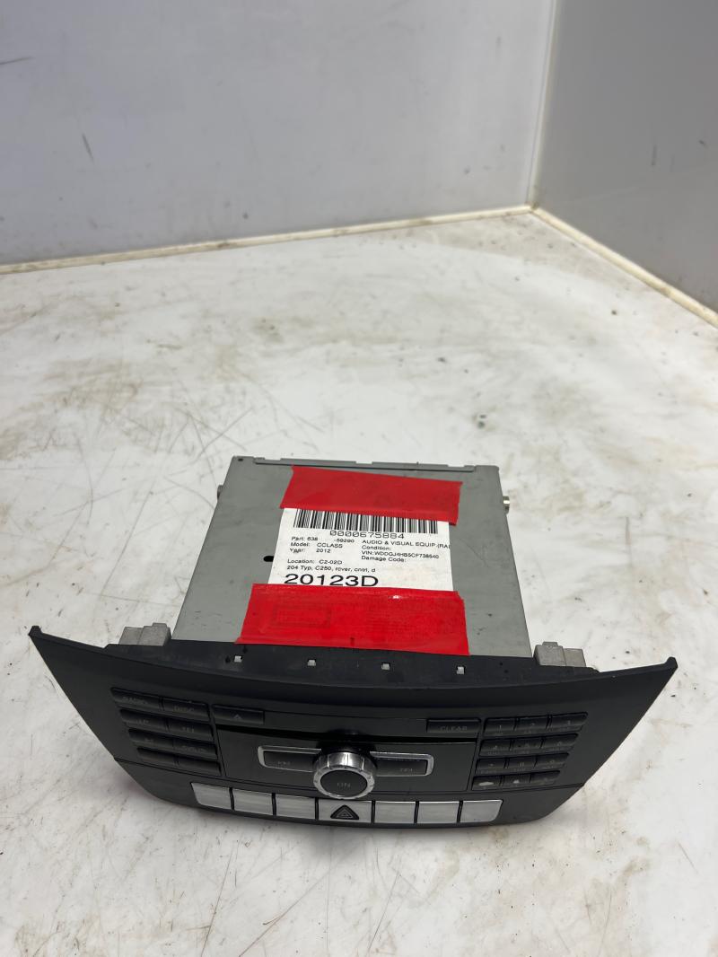 2012 Mercedes C-Class Audio & Visual Equip.(Radio)