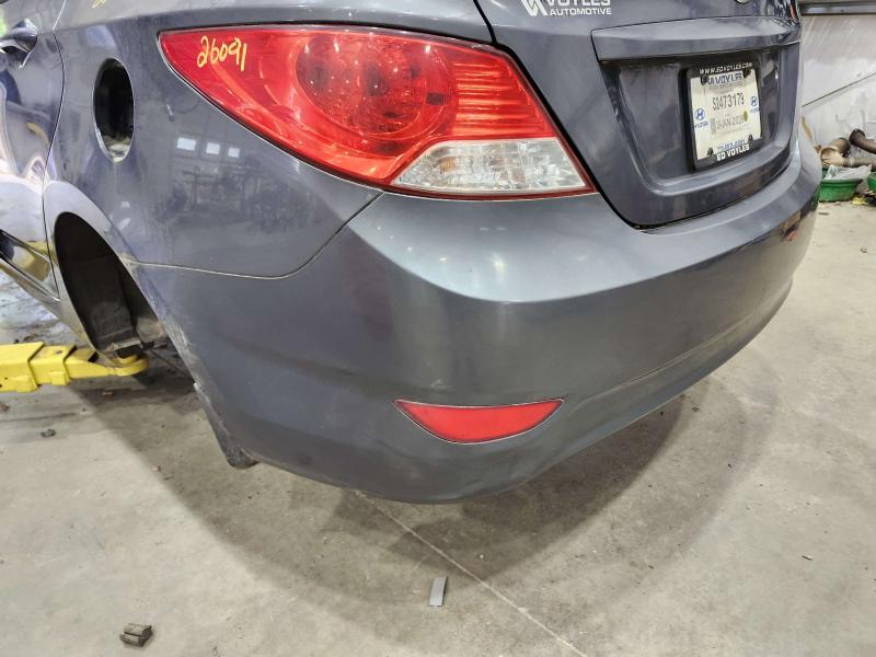 2013 Hyundai Accent Rear Bumper Assembly