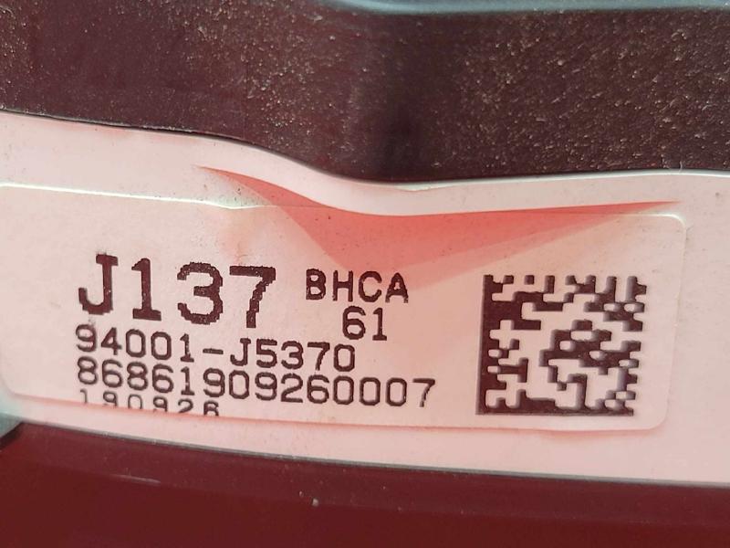 2019-2021 Kia Stinger 2.0L Instrument Cluster Speedometer 3.5' Screen 77K OEM 94001J5370