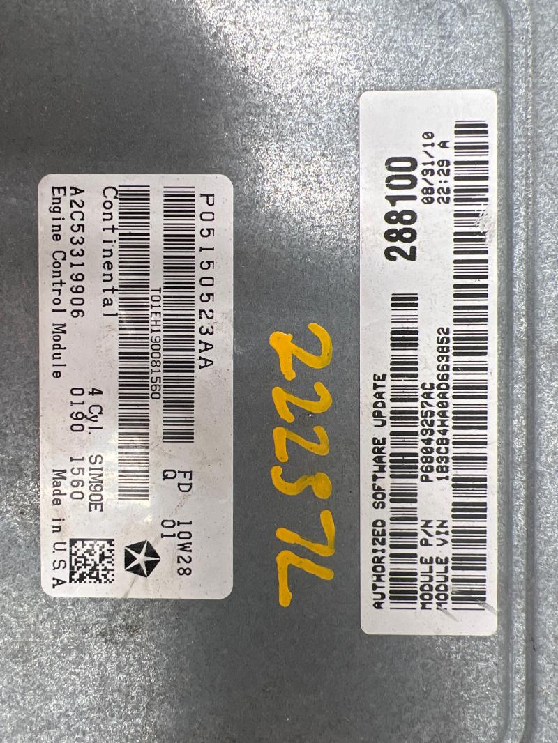 2010 Dodge Caliber Engine/Motor Brain Box