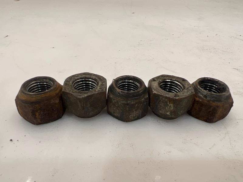 1965 - 1985 Oldsmobile Delta 88 7/16-20 Lug Nuts Set of Five OEM