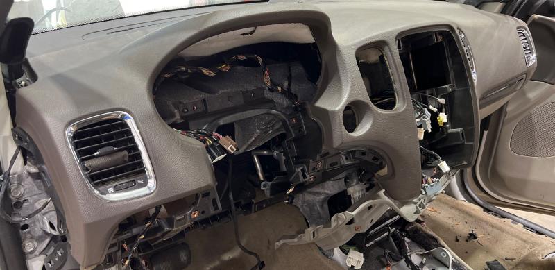 2011-2013 Dodge Durango Dashboard Panel Dash Pad - Light Gray Taupe OEM 1UQ58XTWAA