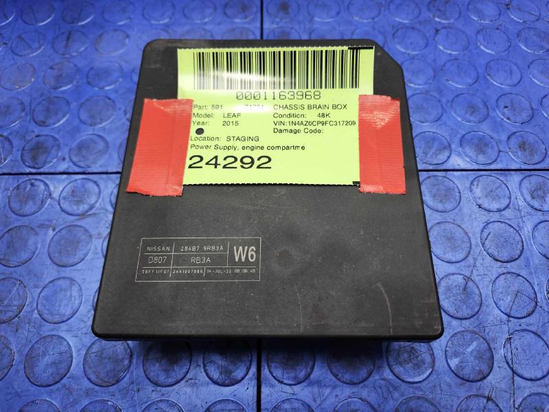 2015 Nissan Leaf Chassis Brain Box