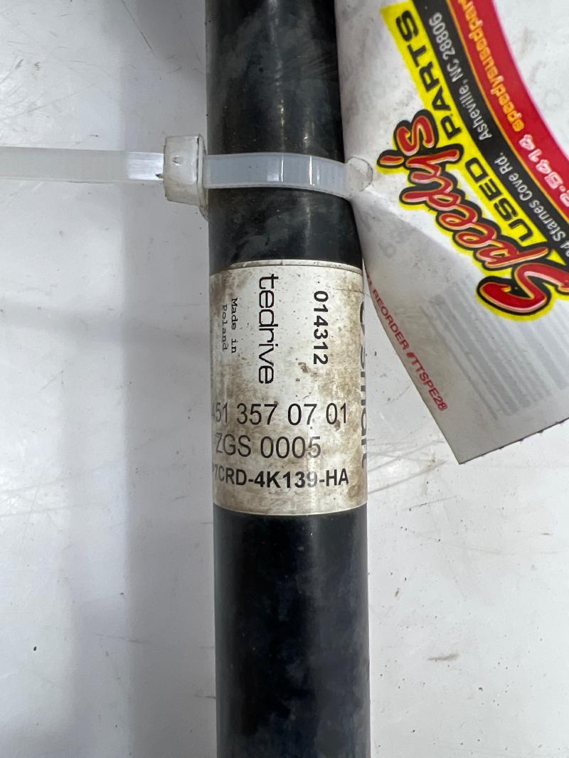2009 Smart Fortwo CV Drive Axle LH Driver Side Genuine OEM 4513570701