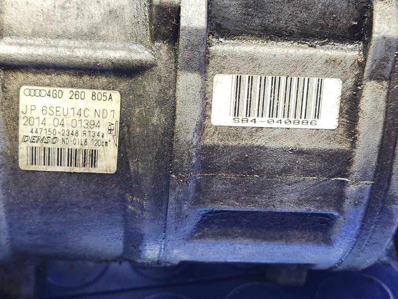 2012-2015 Audi A6 A7 3.0L AC Compressor Assembly Denso OEM 4G0260805A