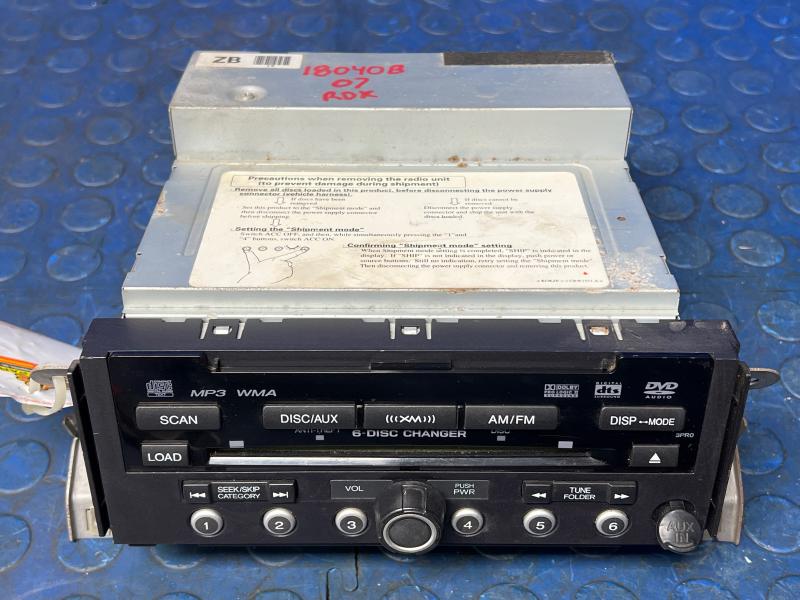 2007 Acura RDX Audio & Visual Equip.(Radio)