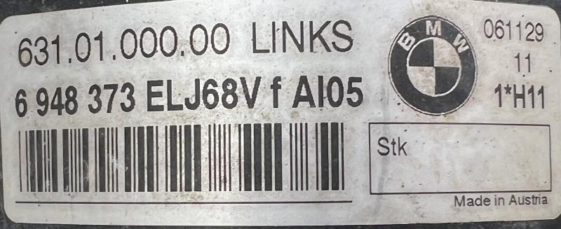 2007 BMW 328i Fog/Mark/Park/Turn Light/Lamp