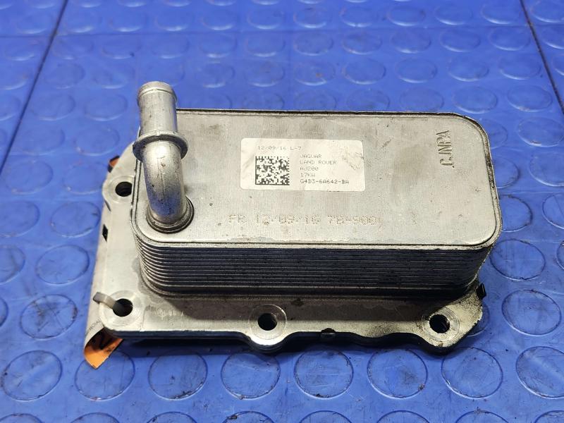 2017 Jaguar XE 2.0L Diesel Engine Oil Cooler Genuine OEM Part JDE28254
