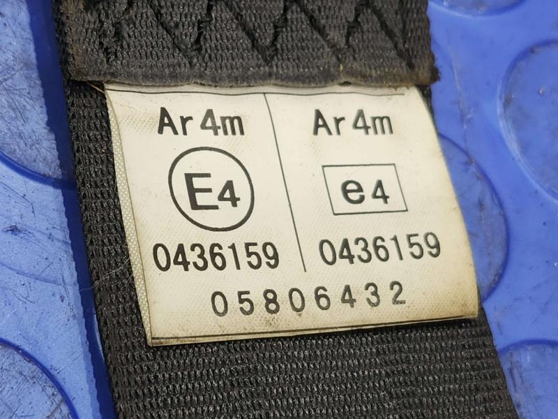 2013 Mazda Mazda2 Rear Seat Belt