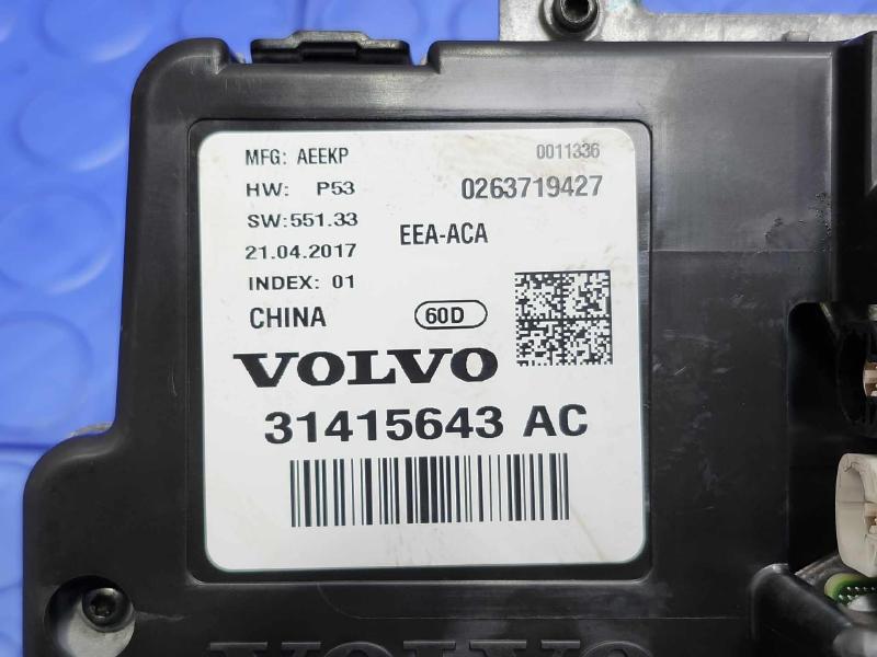 2018 Volvo S90 Instrument Cluster Speedometer 77K Genuine OEM 31415643