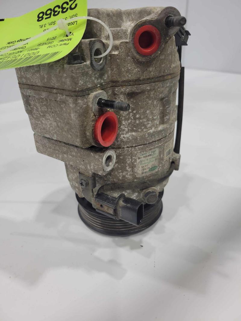 2015 Genesis Genesis A/C Air Compressor