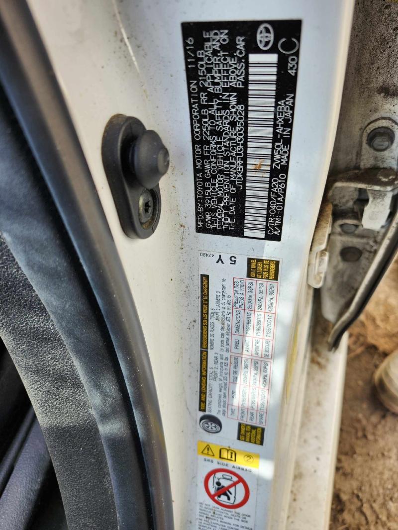 2017 Toyota Prius Air Cond. Evaporator
