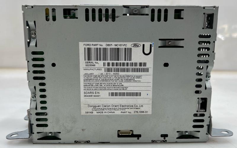 2013 Ford Explorer Radio Receiver AM FM CD MP3 Satellite OEM DB5T-19C107-FC