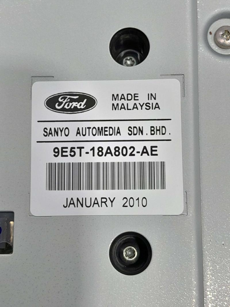 2010 Ford Fusion Audio & Visual Equip.(Radio)