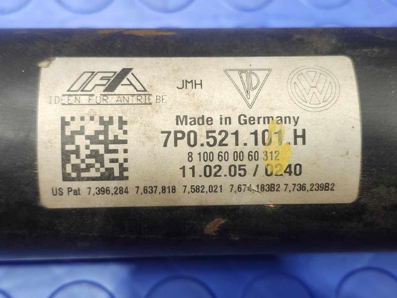 2011 Volkswagen Touareg Front Drive Shaft
