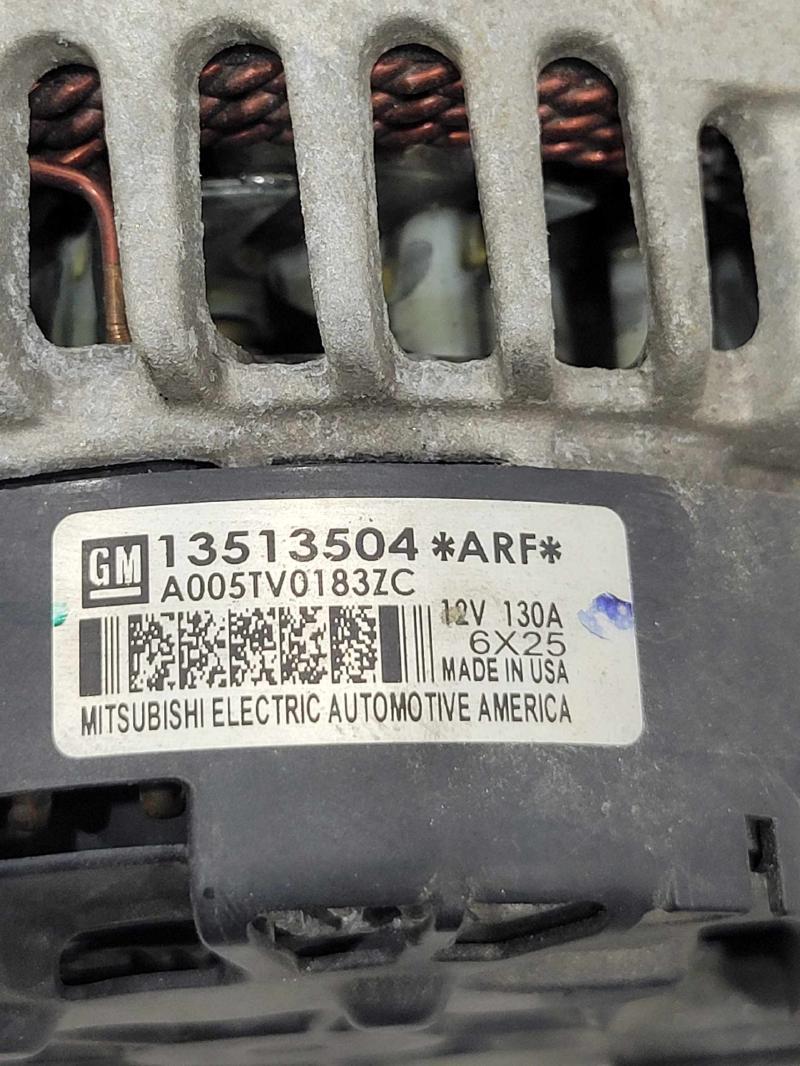 2017 Chevrolet Malibu Alternator