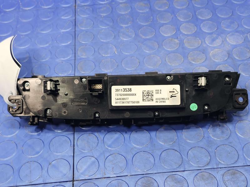 2018 Buick Regal Heater A/C Control
