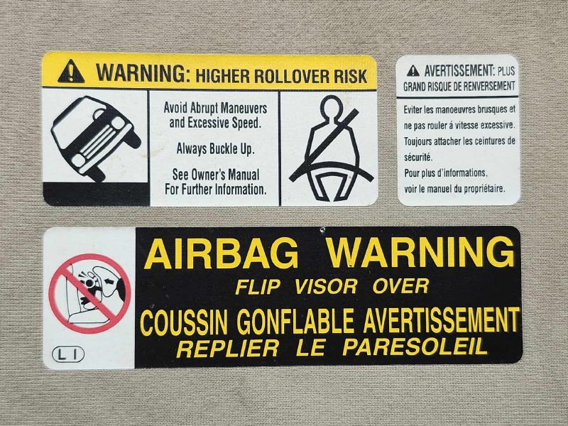 2008 Lexus RX400 Hybrid Sun Visor