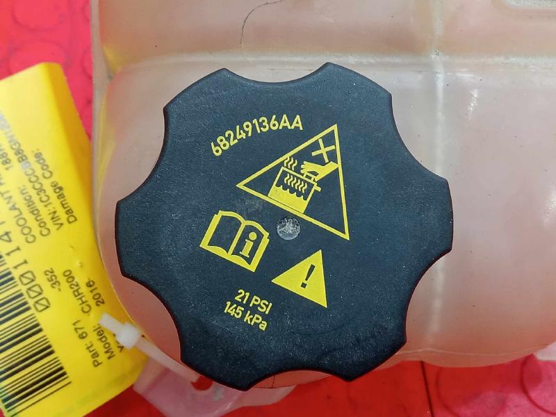 2015-2017 Chrysler 200 Radiator Coolant Overflow Reservoir OEM 68102155AD
