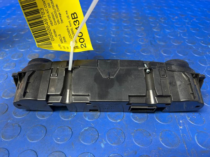 2006 Mercedes CLS-Class Heater A/C Control