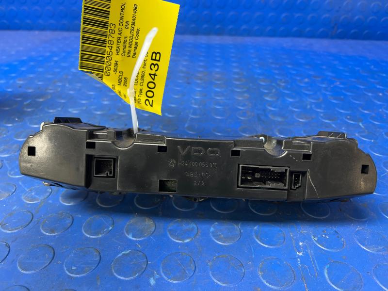 2006 Mercedes CLS-Class Heater A/C Control