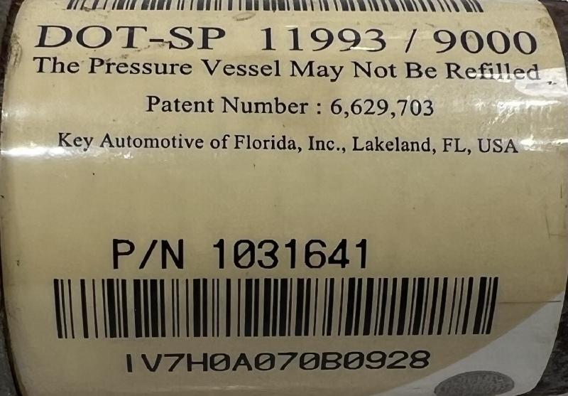 2015 Dodge Dart Air Bag