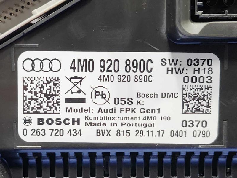 2018 Audi Q7 Speedometer