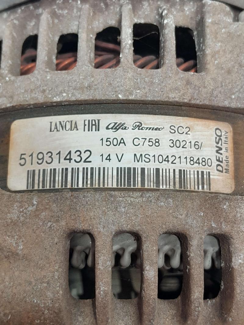 2015 - 2018 Jeep Renegade 1.4L Alternator Assembly 150 Amp OEM 68201178AA