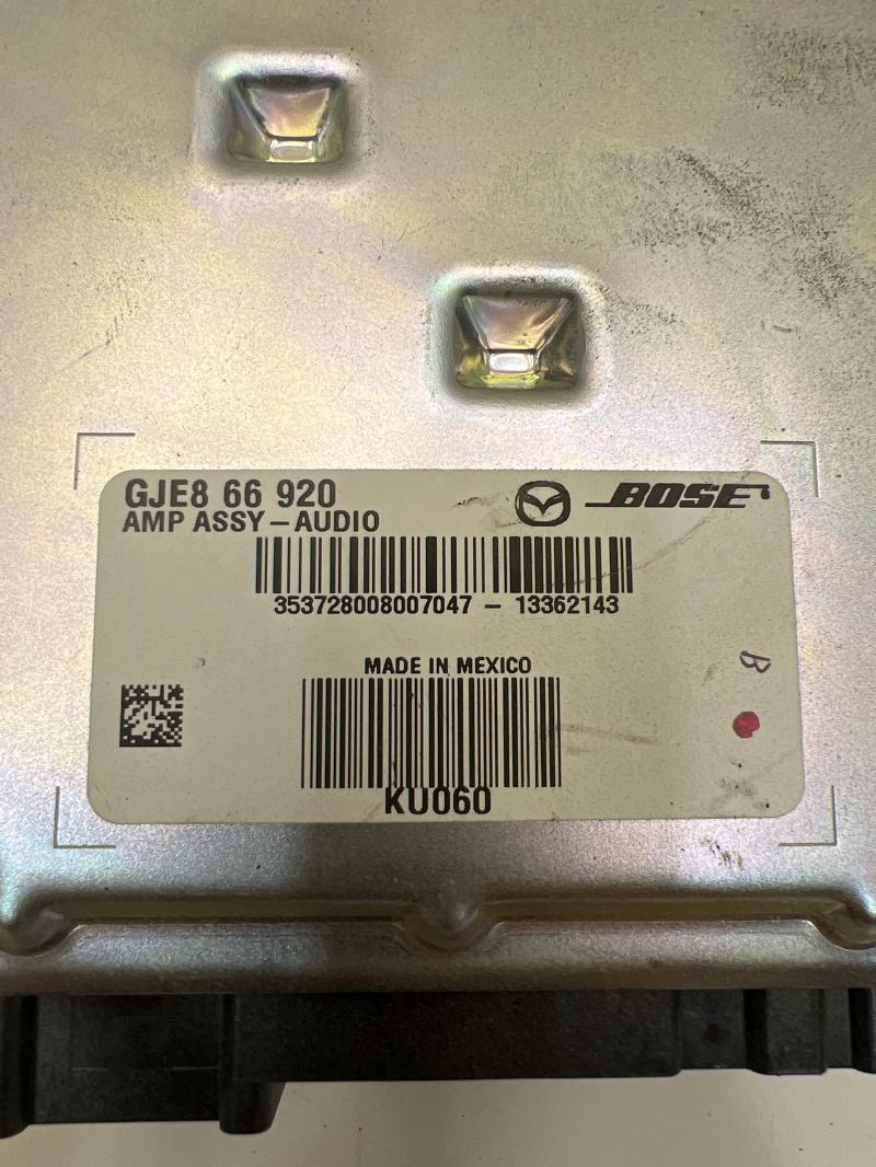 2014 2015 Mazda 6 Radio Amplifier 11 Speaker System OEM GJE866920