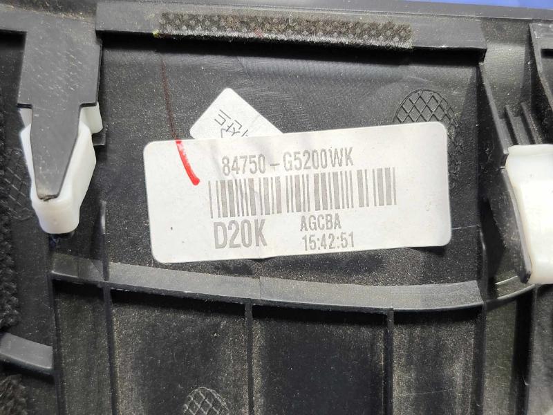 2017-2019 Kia Niro Lower Driver Dash Knee Bolster Trim OEM 84751-G5200