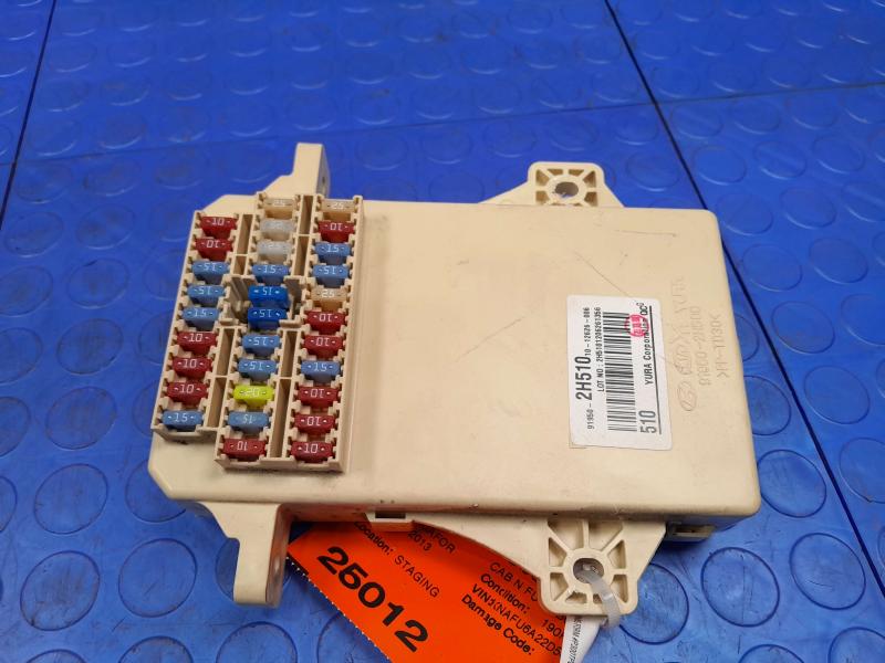 2013 Kia Forte Cabin Fuse Box