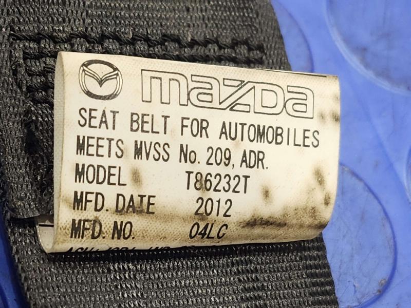 2013 Mazda Mazda2 Rear Seat Belt