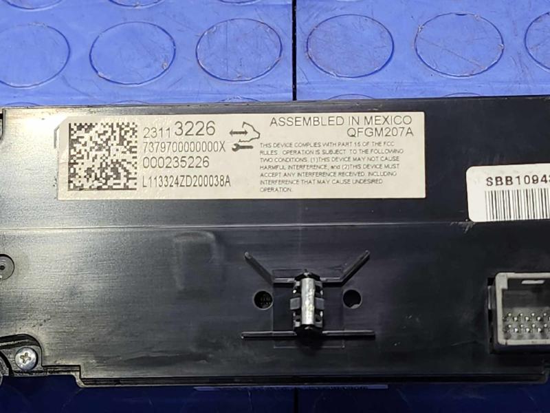 2014 Chevrolet Impala Heater A/C Control