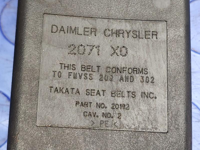 2002 Dodge Ram 1500 Rear Seat Belt