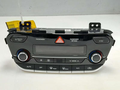 2018 Hyundai Ioniq Heater A/C Control