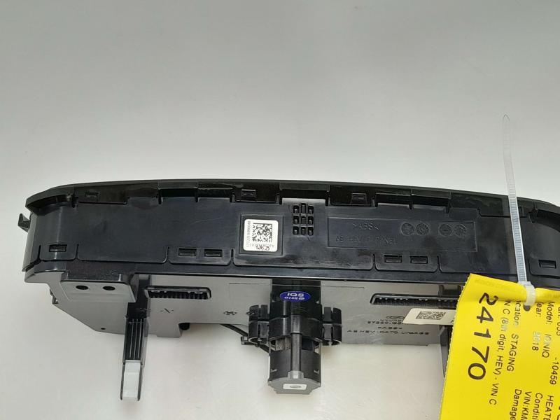2018 Hyundai Ioniq Heater A/C Control