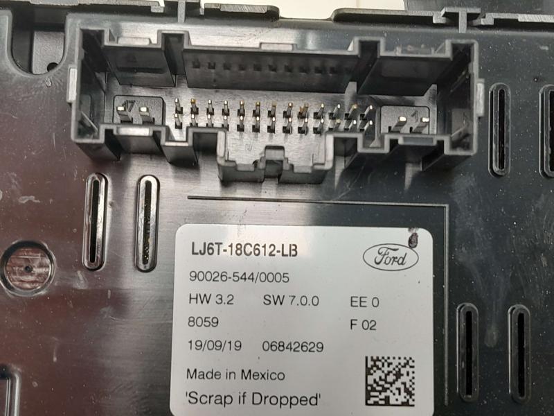 2020 Ford Escape Heater A/C Control