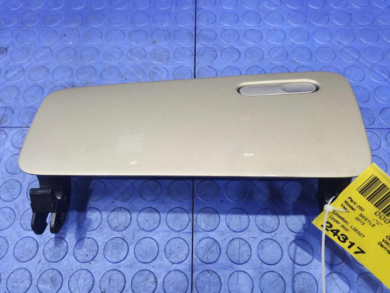 2012-2019 Volkswagen Beetle Upper Glove Box Storage Door Genuine Silver OEM
