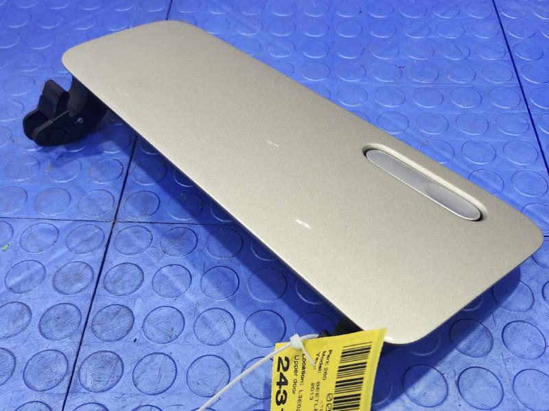 2012-2019 Volkswagen Beetle Upper Glove Box Storage Door Genuine Silver OEM