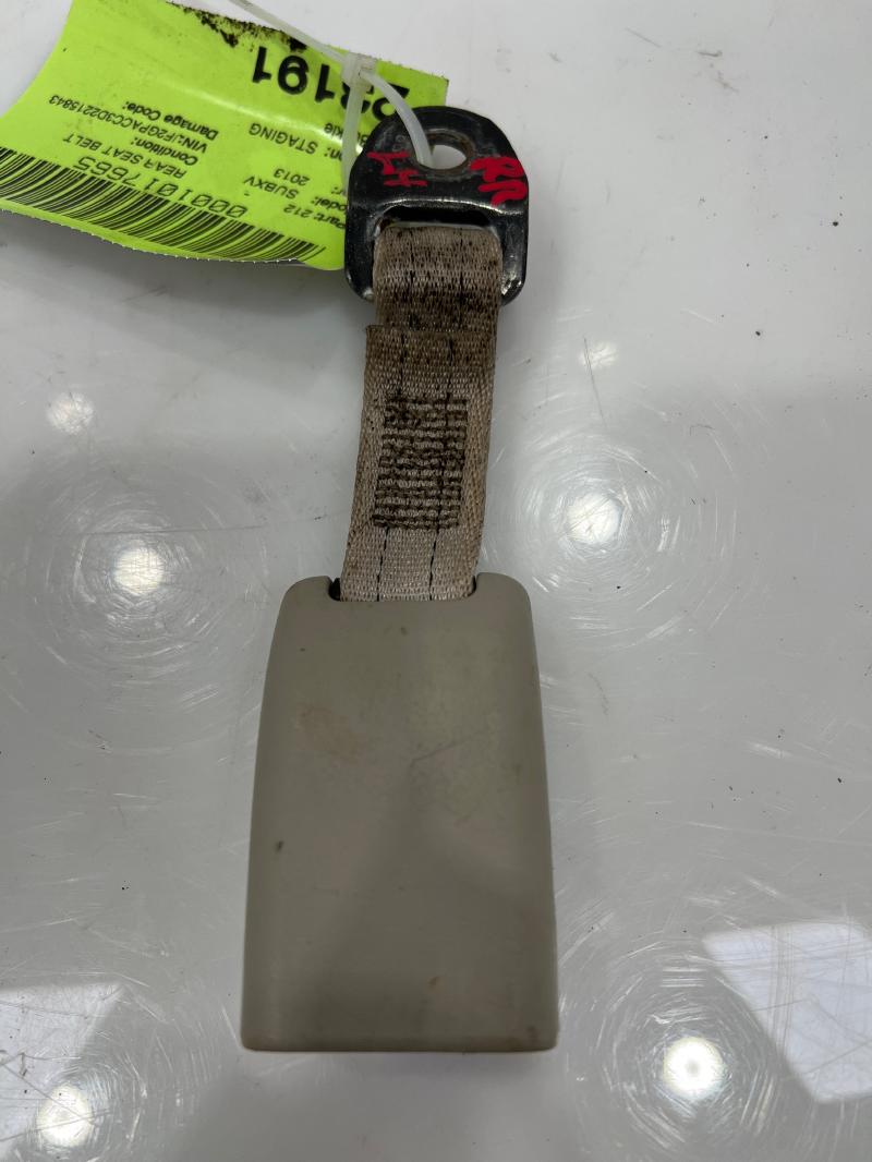 2013 Subaru Crosstrek Rear Seat Belt