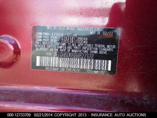 2011 Subaru Impreza Audio & Visual Equip.(Radio)