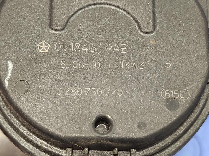 2018 Ram ProMaster Throttle Body/Valve Assy
