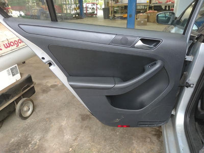 2011-2012 Volkswagen Jetta Left Rear Door Panel Black Leatherette OEM 5C6867211DHON,LH