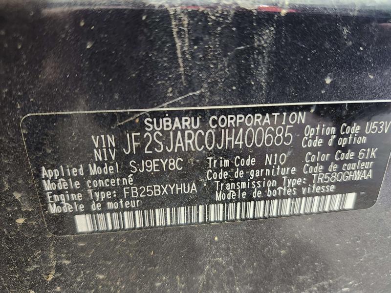 2018 Subaru Forester Lower Control Arm Front