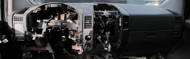 2008 - 2012 Nissan Titan Dashboard Panel Dash Pad - Black OEM 681009FD0B