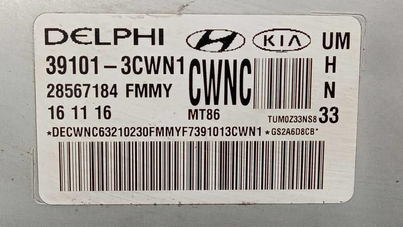 2017 Kia Sorento Engine/Motor Brain Box